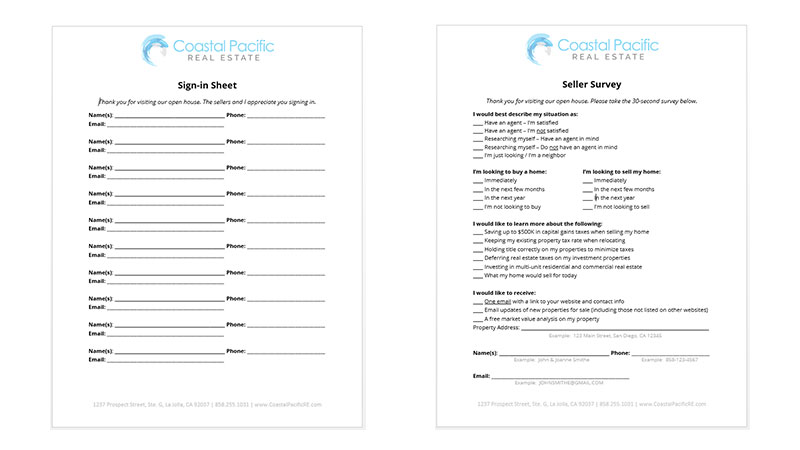 Sign In Sheets